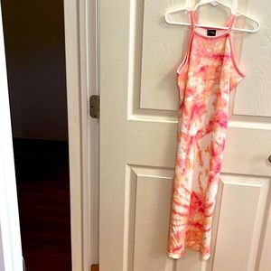 Girls T-shirt maxi dress